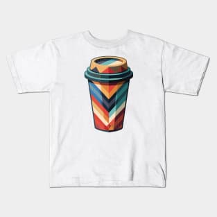 Geometric Coffee Kids T-Shirt